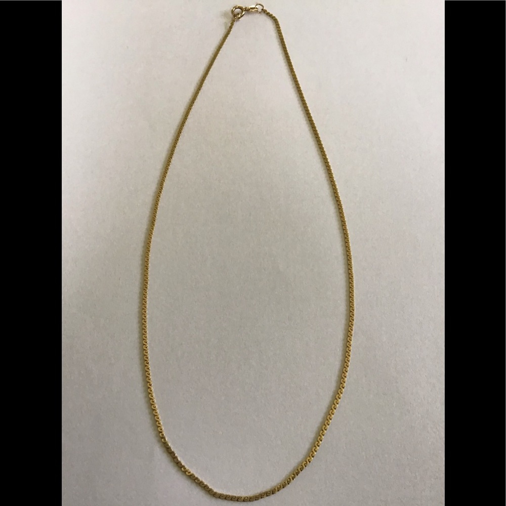 Vintage 14K Gold Italy Serpentine Chain 3.85 Grams